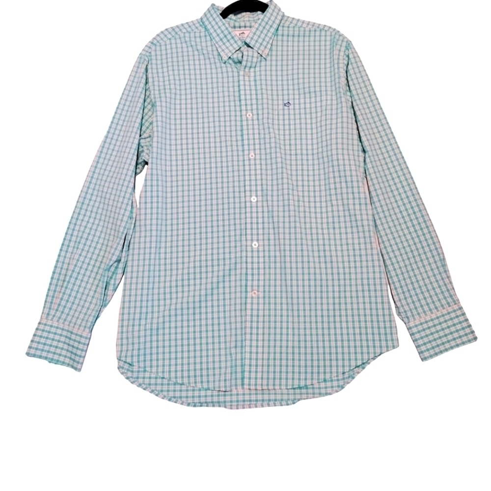 Southern Tide Performance Gingham Plaid Button Down